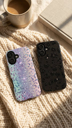 2 Style Leopard Glitter Inspire custom Trendy Phone Case Collection for iPhone 17-11, Samsung S25-S21