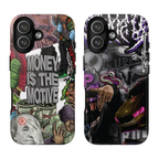 2 Style Money is the Motive & Luxury Car Inspire custom Trendy Phone Case Collection for iPhone 17-11, Samsung S25-S21