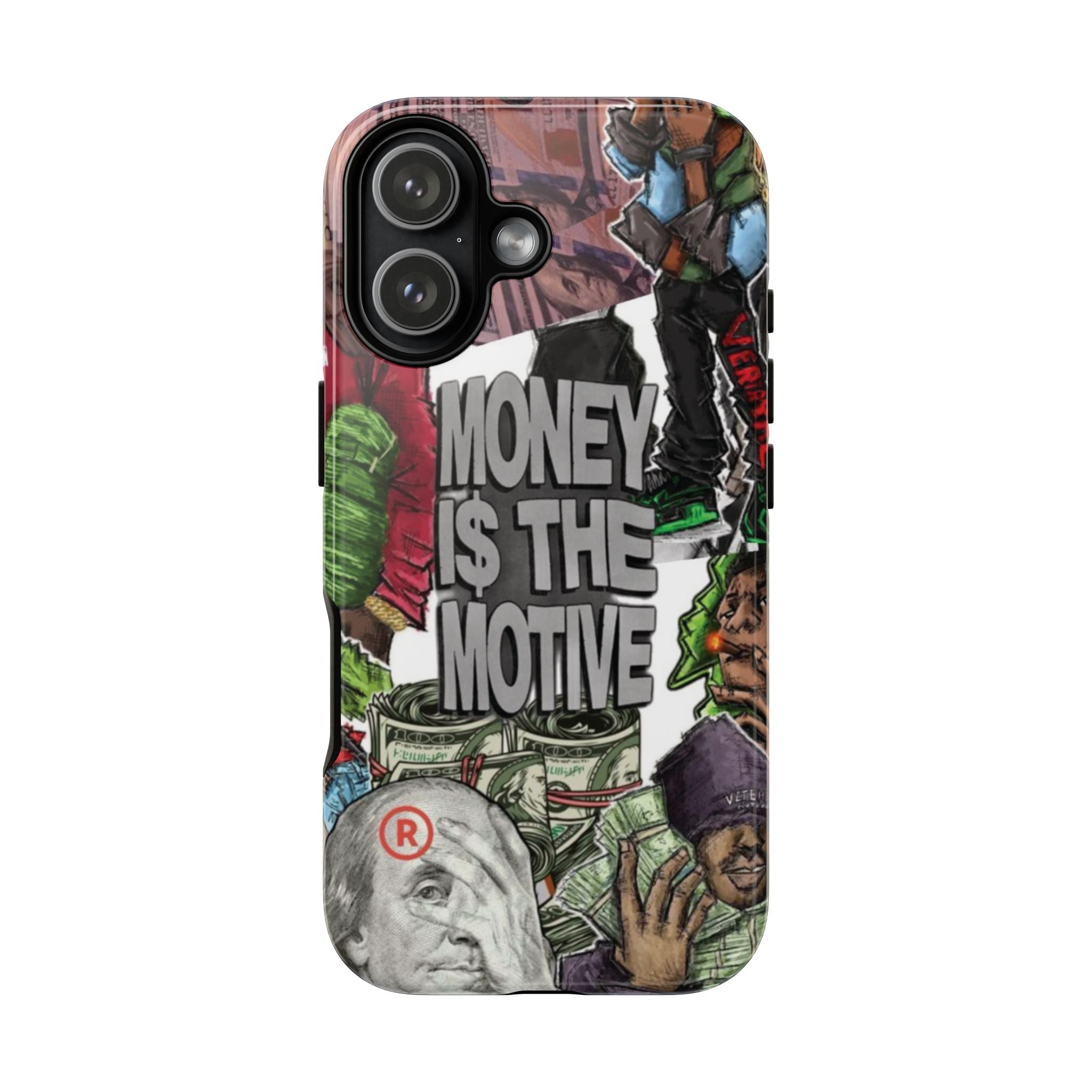 2 Style Money is the Motive & Luxury Car Inspire custom Trendy Phone Case Collection for iPhone 17-11, Samsung S25-S21