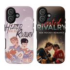 2 Style Heated Rivalry M/M Hockey Romance Inspire custom Sport Phone Case Collection for iPhone 17-11, Samsung S25-S21