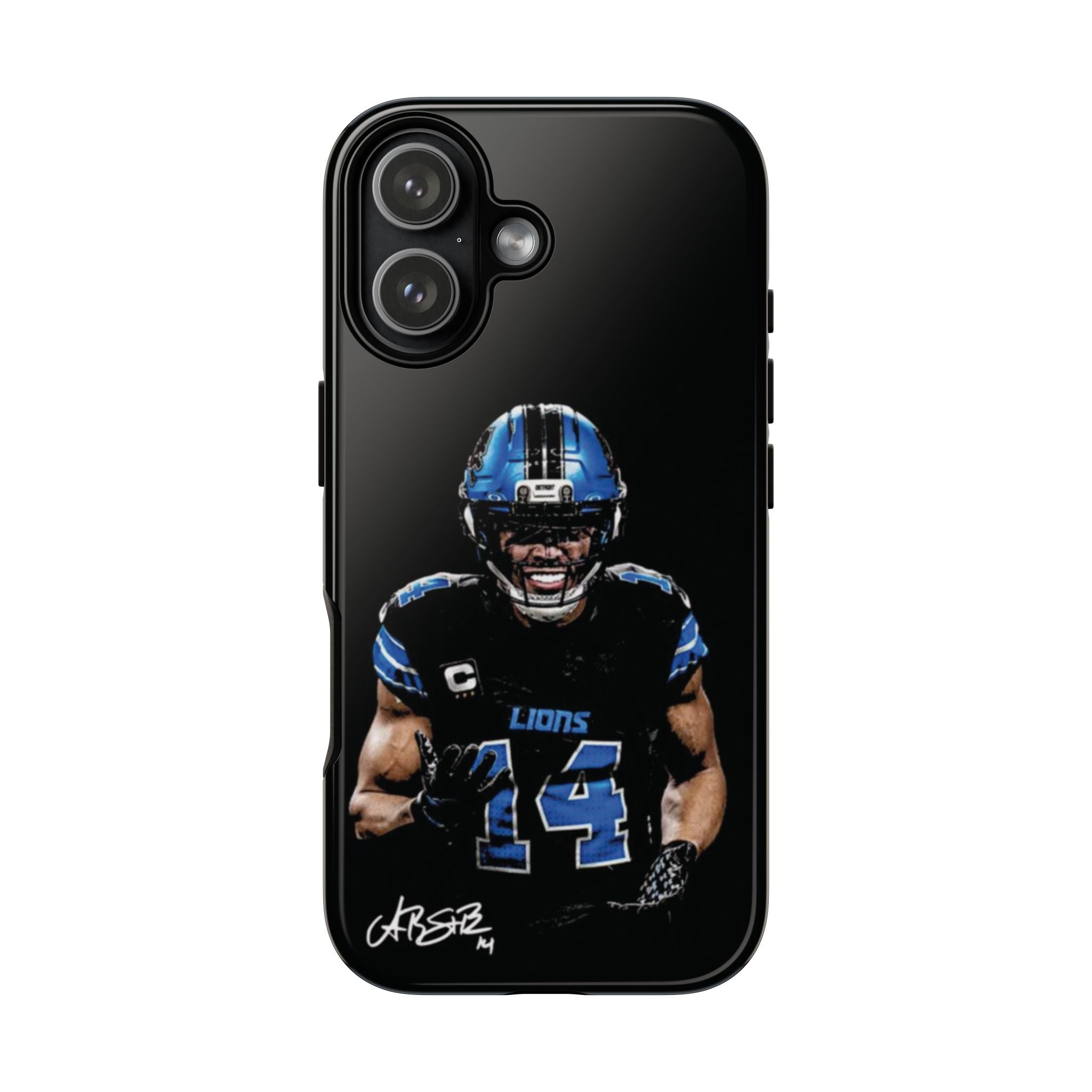 4 Style Amon-Ra St. Brown Football Player NFL Inspire custom Sport Phone Case Collection for iPhone 17-11, Samsung S25-S21