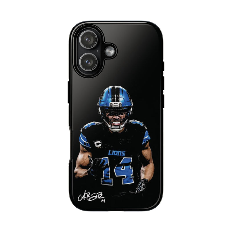 4 Style Amon-Ra St. Brown Football Player NFL Inspire custom Sport Phone Case Collection for iPhone 17-11, Samsung S25-S21