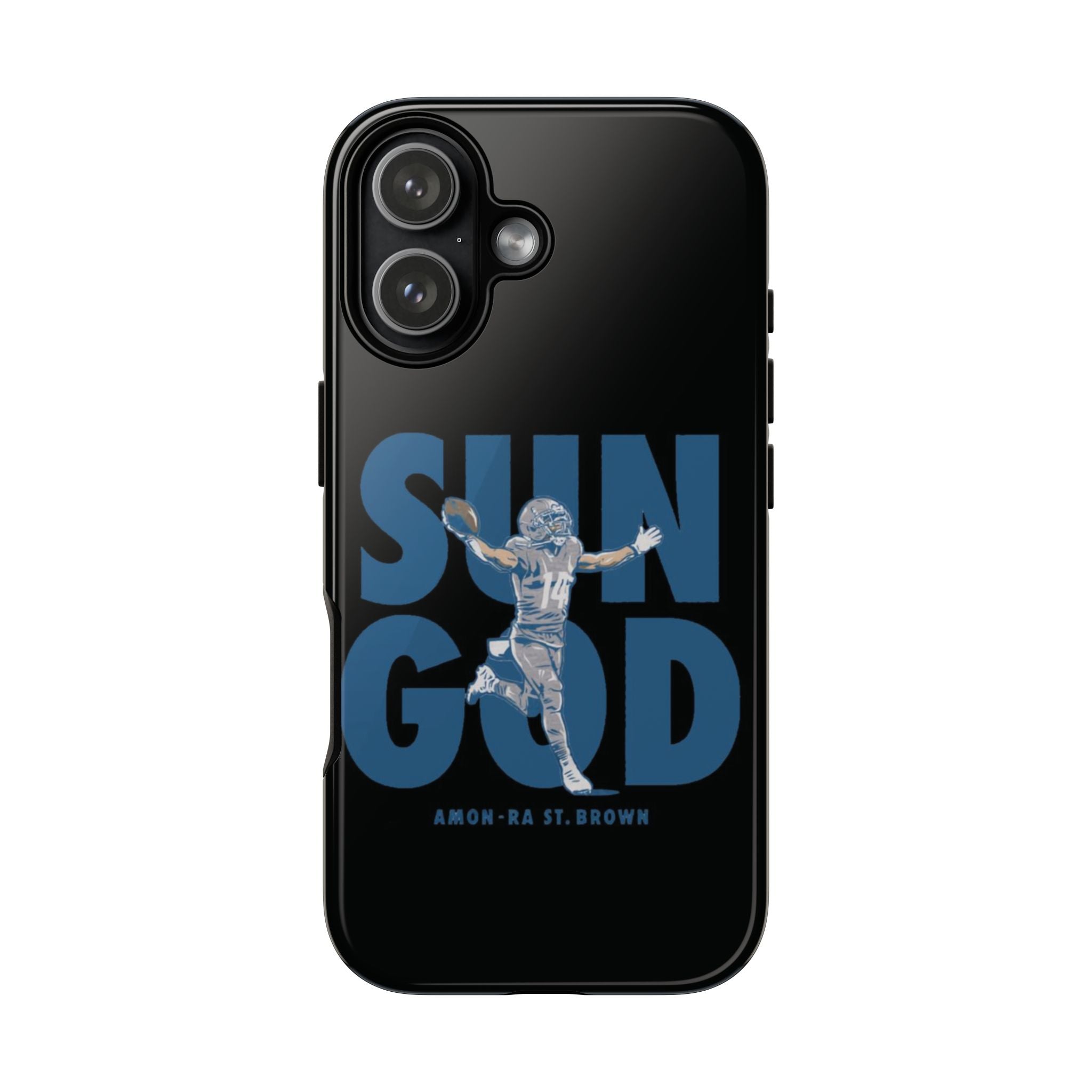 4 Style Amon-Ra St. Brown Football Player NFL Inspire custom Sport Phone Case Collection for iPhone 17-11, Samsung S25-S21