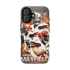 4 Style Baker Mayfield Football Player NFL Inspire custom Sport Phone Case Collection for iPhone 17-11, Samsung S25-S21