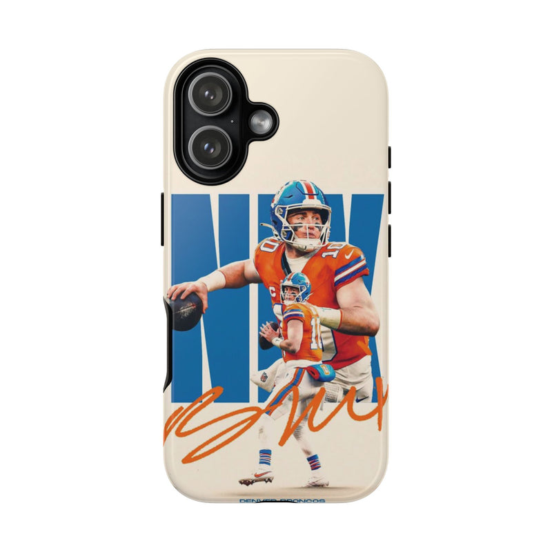 4 Style Bo Nix Denver Broncos Football Player NFL Inspire custom Sport Phone Case Collection for iPhone 17-11, Samsung S25-S21