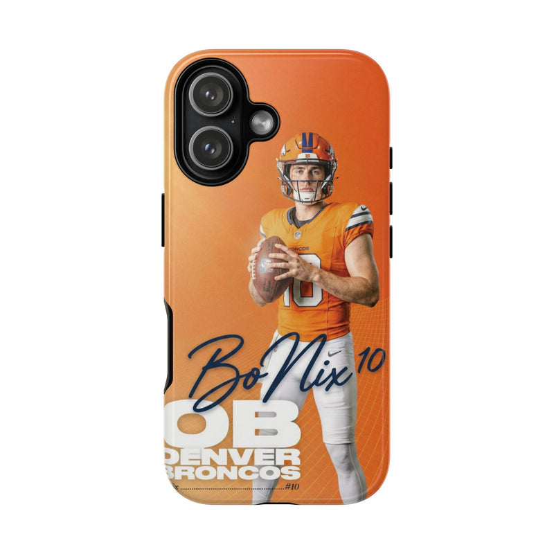 4 Style Bo Nix Denver Broncos Football Player NFL Inspire custom Sport Phone Case Collection for iPhone 17-11, Samsung S25-S21