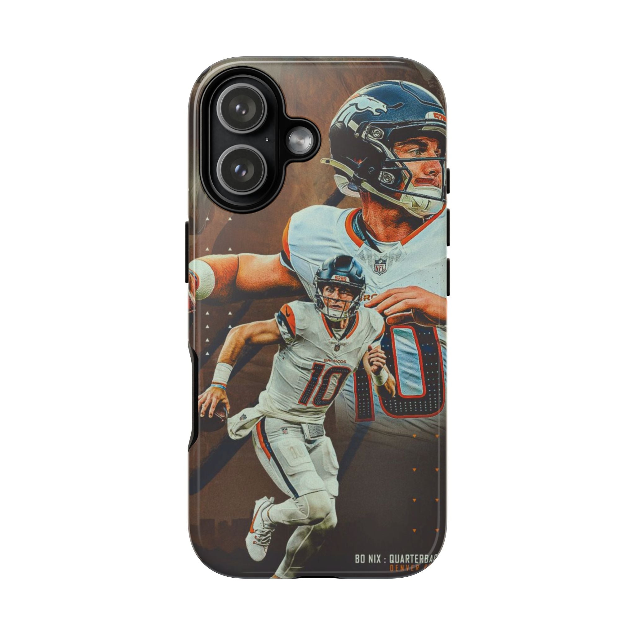 4 Style Bo Nix Denver Broncos Football Player NFL Inspire custom Sport Phone Case Collection for iPhone 17-11, Samsung S25-S21