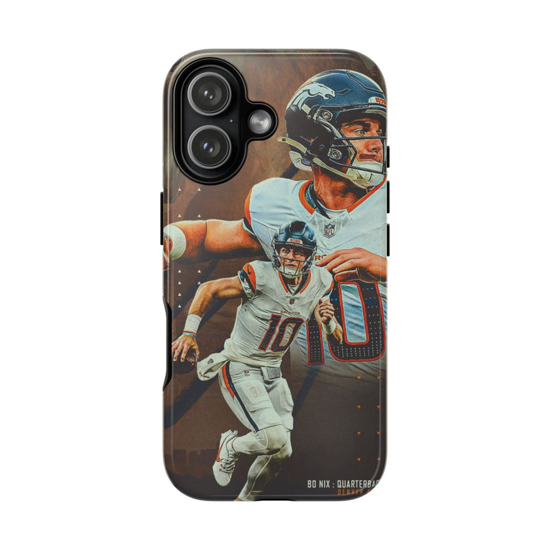 4 Style Bo Nix Denver Broncos Football Player NFL Inspire custom Sport Phone Case Collection for iPhone 17-11, Samsung S25-S21