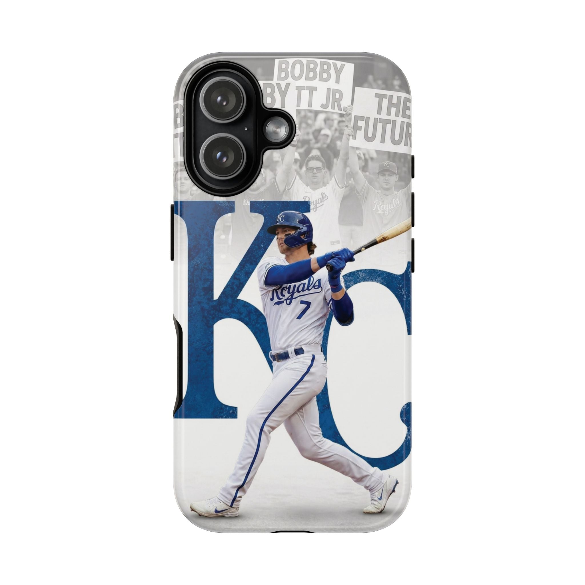 4 Style Bobby Witt Jr. Baseball Player MLB Inspire custom Sport Phone Case Collection for iPhone 17-11, Samsung S25-S21
