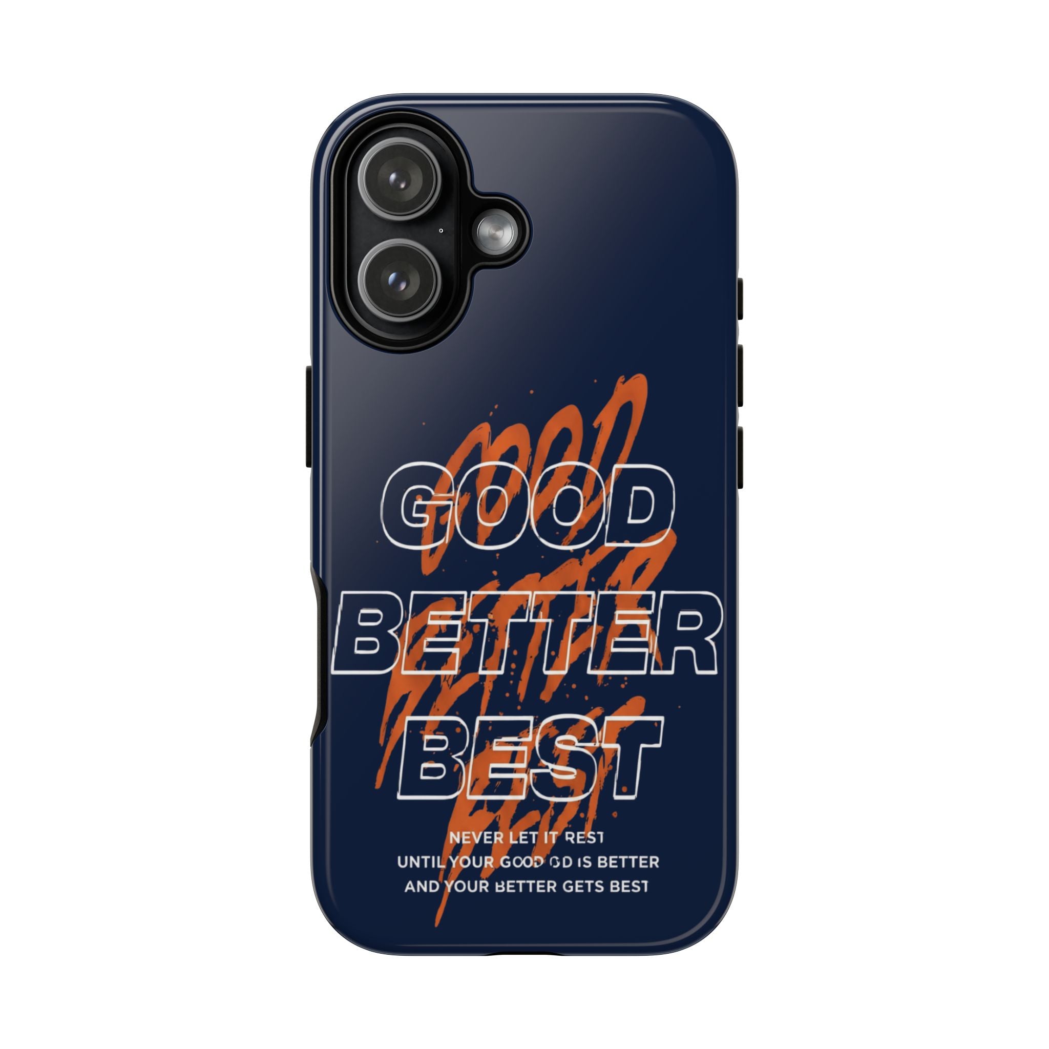 4 Style Good Better Best Football Player Inspire custom Sport Phone Case Collection for iPhone 17-11, Samsung S25-S21