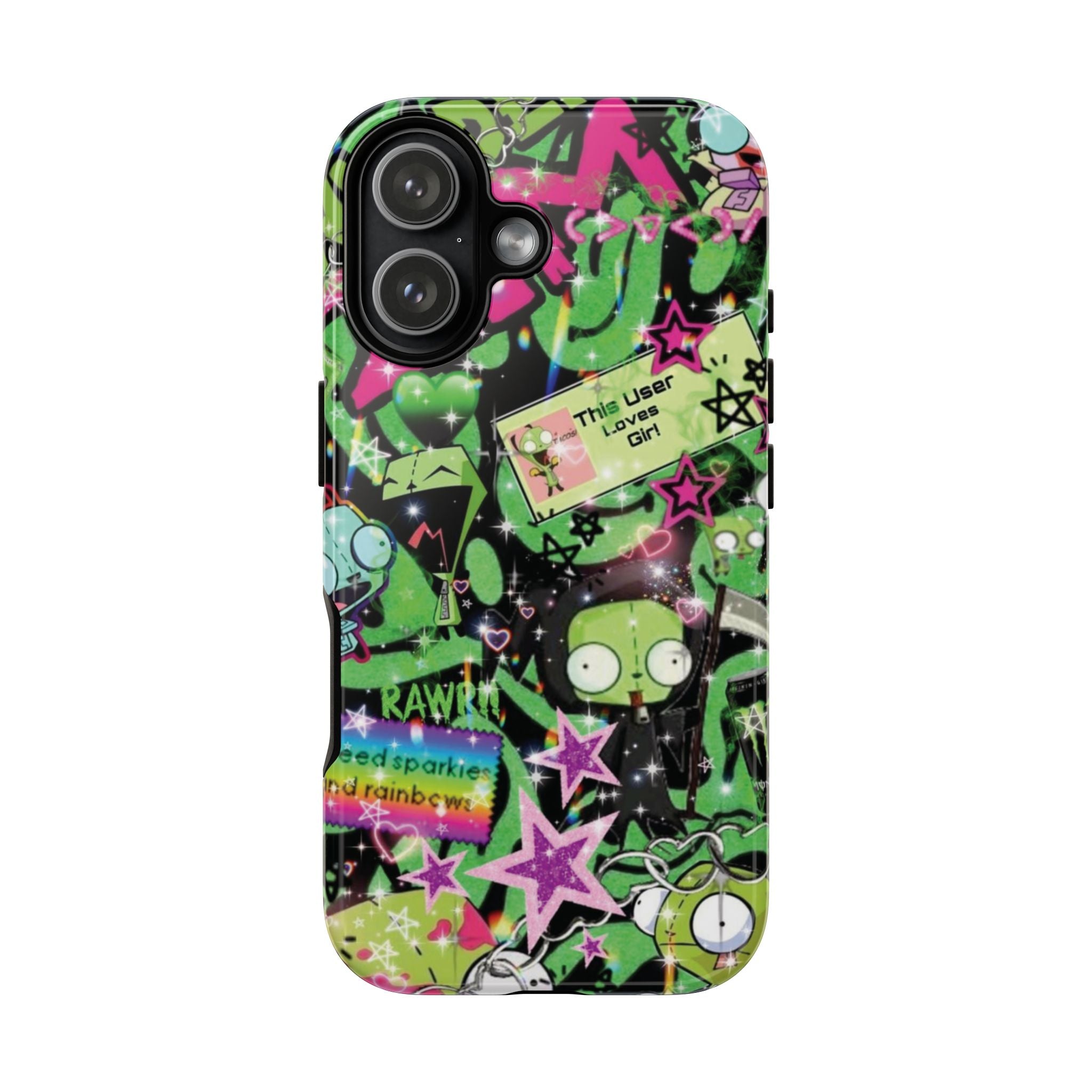 4 Style Invader Zim Inspire custom Trendy Phone Case Collection for iPhone 17-11, Samsung S25-S21