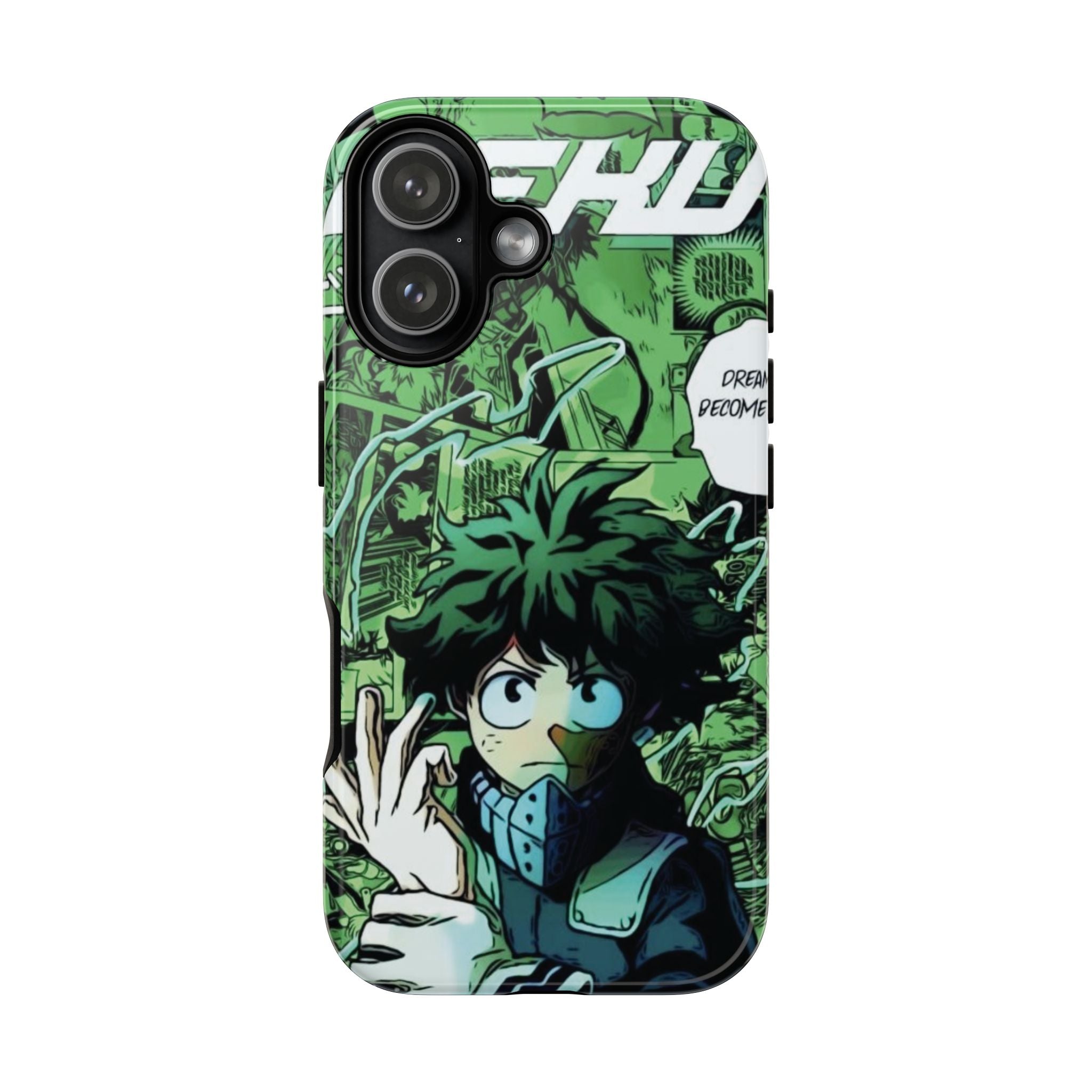4 Style Izuku Midoriya My Hero Academia Inspire custom Anime Phone Case Collection for iPhone 17-11, Samsung S25-S21