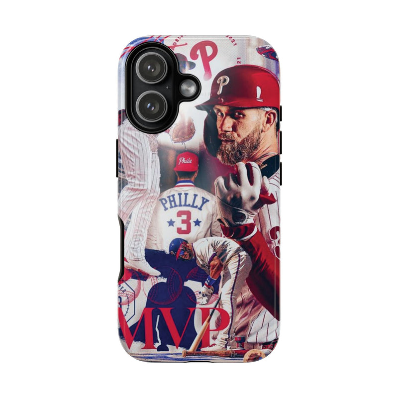 4 Style Bryce Harper Baseball Player MLB Inspire custom Sport Phone Case Collection for iPhone 17-11, Samsung S25-S21