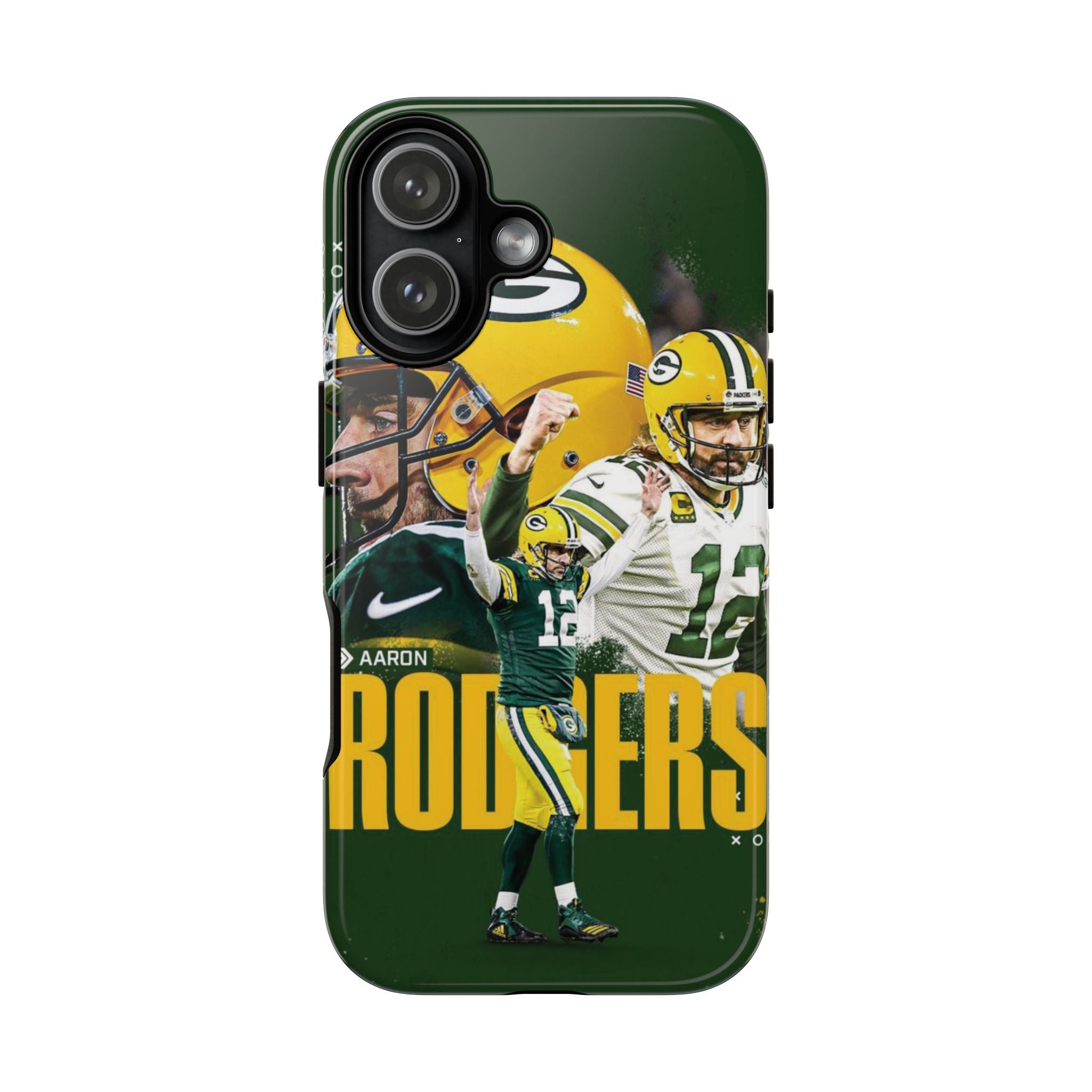 6 Style Aaron Rodgers Football Player NFL Inspire custom Sport Phone Case Collection for iPhone 17-11, Samsung S25-S21