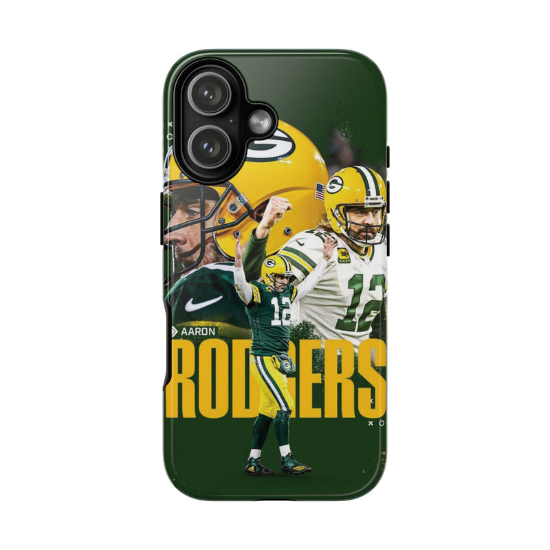 6 Style Aaron Rodgers Football Player NFL Inspire custom Sport Phone Case Collection for iPhone 17-11, Samsung S25-S21