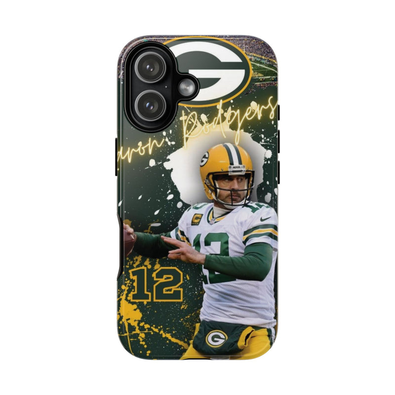 6 Style Aaron Rodgers Football Player NFL Inspire custom Sport Phone Case Collection for iPhone 17-11, Samsung S25-S21