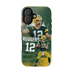 6 Style Aaron Rodgers Football Player NFL Inspire custom Sport Phone Case Collection for iPhone 17-11, Samsung S25-S21