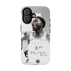 5 Style Anthony Edwards Basketball Player NBA Inspire custom Sport Phone Case Collection for iPhone 17-11, Samsung S25-S21