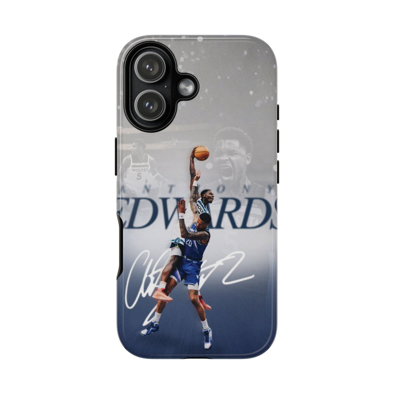 5 Style Anthony Edwards Basketball Player NBA Inspire custom Sport Phone Case Collection for iPhone 17-11, Samsung S25-S21