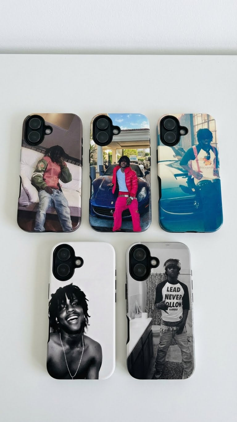 6 Style Chief Keef Rapper Inspire custom Artist Phone Case Collection for iPhone 17-11, Samsung S25-S21