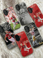 5 Style Christian McCaffrey Football Player NFL Inspire custom Sport Phone Case Collection for iPhone 17-11, Samsung S25-S21