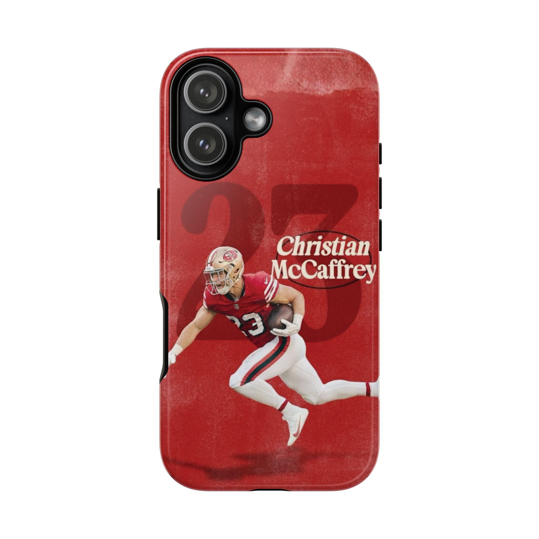 5 Style Christian McCaffrey Football Player NFL Inspire custom Sport Phone Case Collection for iPhone 17-11, Samsung S25-S21