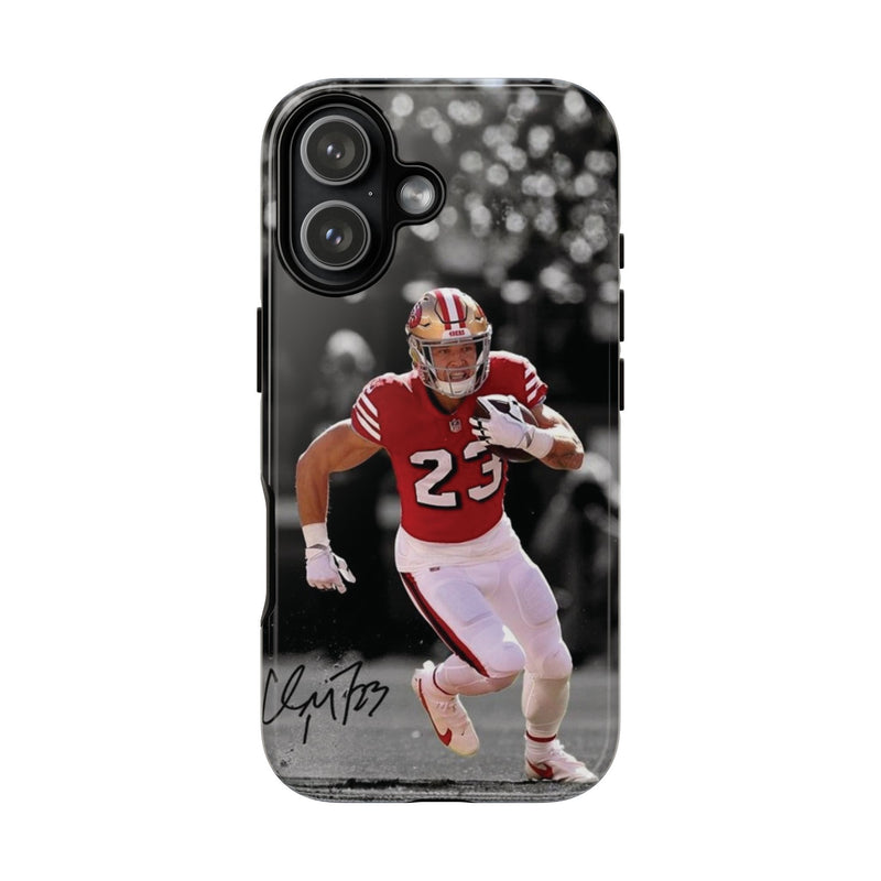 5 Style Christian McCaffrey Football Player NFL Inspire custom Sport Phone Case Collection for iPhone 17-11, Samsung S25-S21