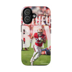5 Style Christian McCaffrey Football Player NFL Inspire custom Sport Phone Case Collection for iPhone 17-11, Samsung S25-S21