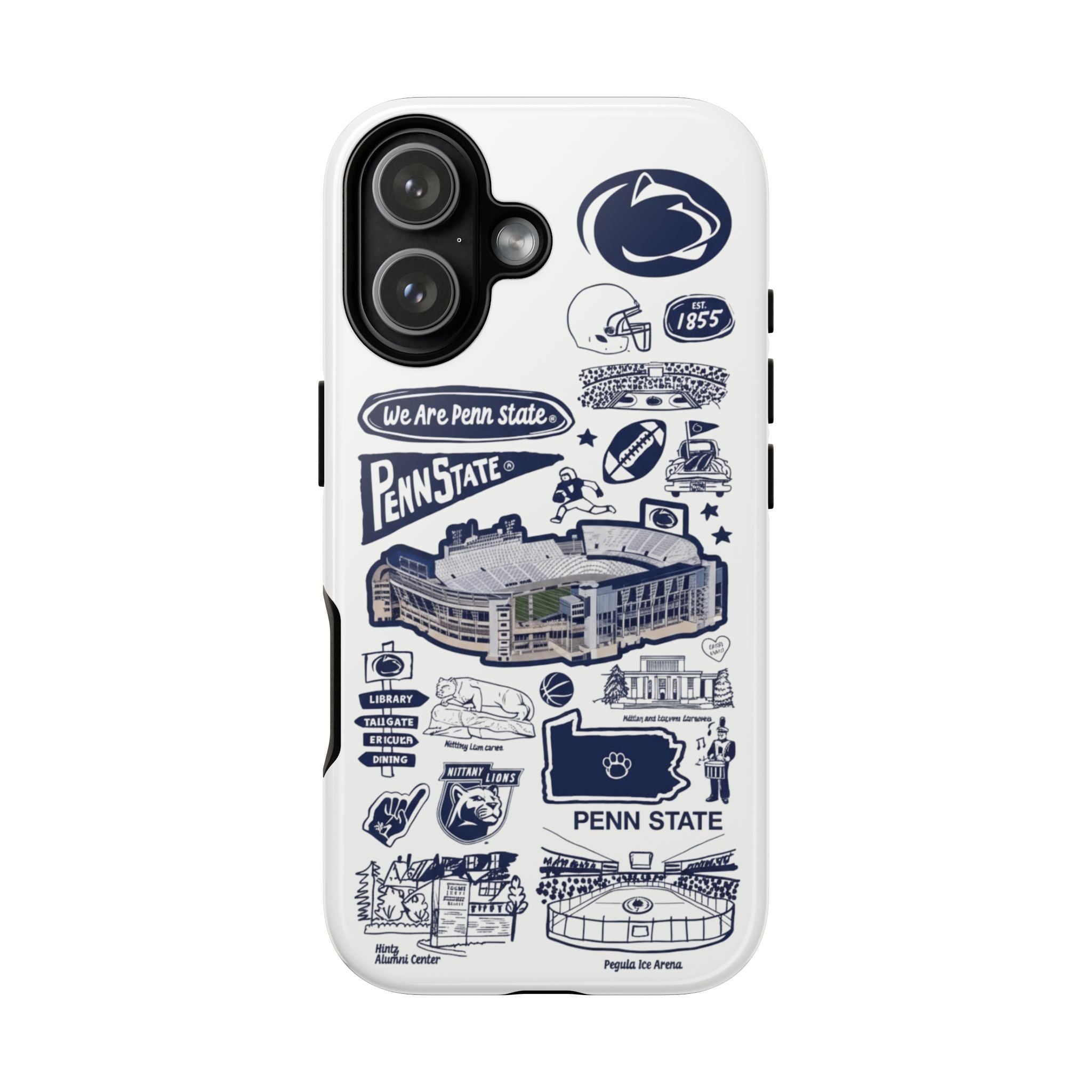11 Style College Football Teams Inspire custom Sport Phone Case Collection for iPhone 17-11, Samsung S25-S21