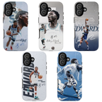 5 Style Anthony Edwards Basketball Player NBA Inspire custom Sport Phone Case Collection for iPhone 17-11, Samsung S25-S21
