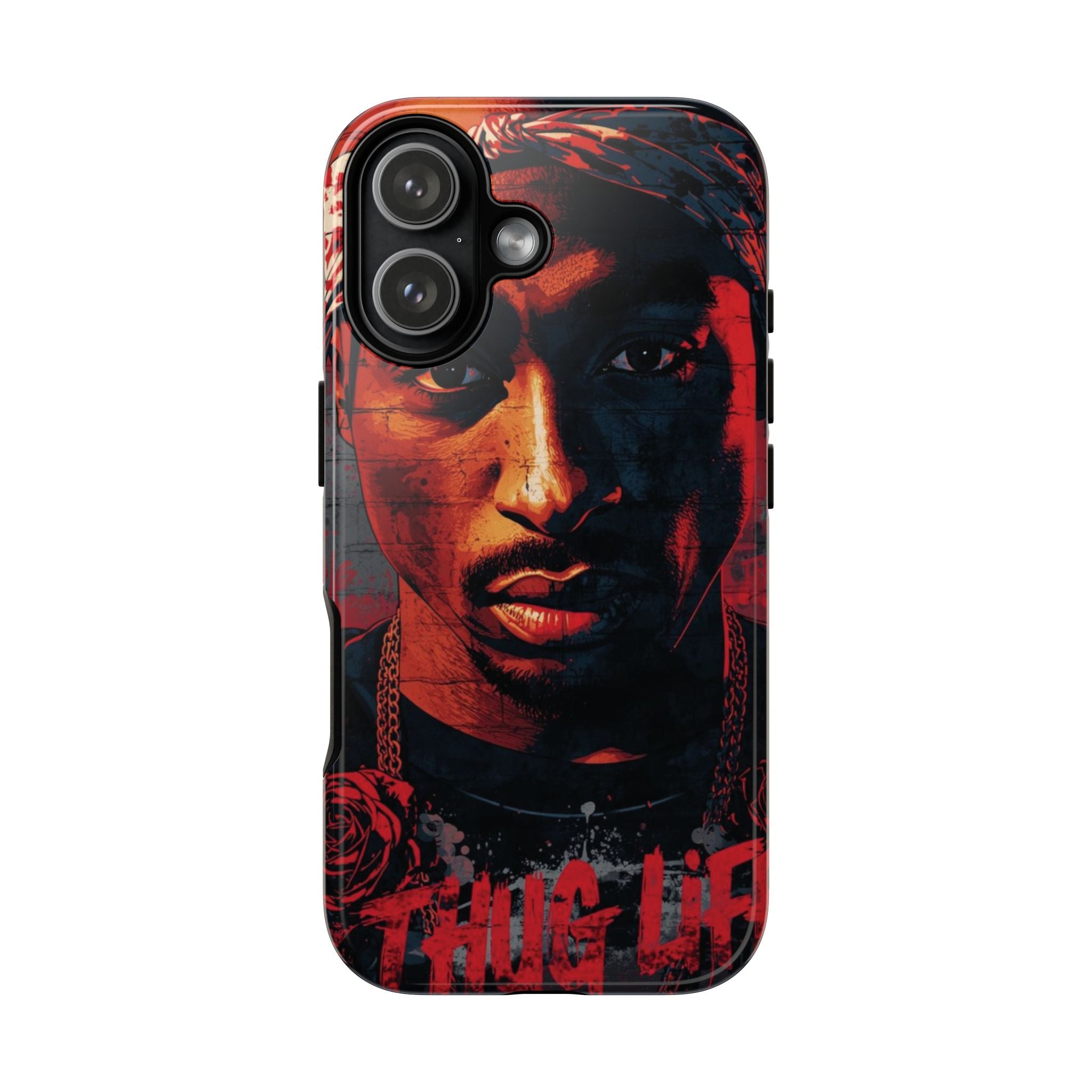 6 Style 2Pac Rapper Inspire custom Artist Phone Case Collection for iPhone 17-11, Samsung S25-S21