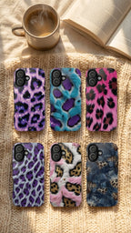 6 Style Animal Print Inspire custom Trendy Phone Case Collection for iPhone 17-11, Samsung S25-S21