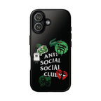 6 Style Anti Social Social Club Inspire custom Trendy Phone Case Collection for iPhone 17-11, Samsung S25-S21