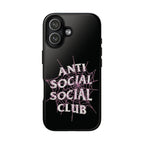 6 Style Anti Social Social Club Inspire custom Trendy Phone Case Collection for iPhone 17-11, Samsung S25-S21