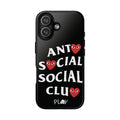 6 Style Anti Social Social Club Inspire custom Trendy Phone Case Collection for iPhone 17-11, Samsung S25-S21