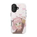 6 Style Anya Forger Spy x Family Inspire custom Anime Phone Case Collection for iPhone 17-11, Samsung S25-S21