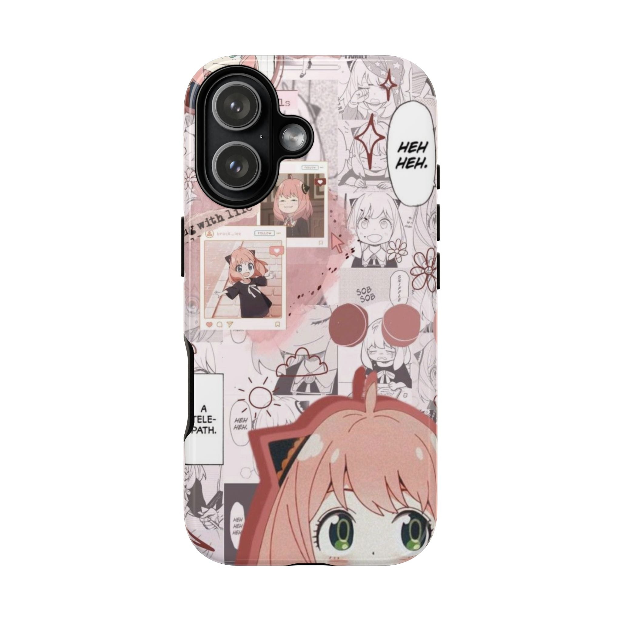 6 Style Anya Forger Spy x Family Inspire custom Anime Phone Case Collection for iPhone 17-11, Samsung S25-S21