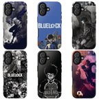 6 Style Blue Lock Characters Inspire custom Anime Phone Case Collection for iPhone 17-11, Samsung S25-S21
