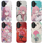 6 Style Bocchi the Rock Inspire custom Anime Phone Case Collection for iPhone 17-11, Samsung S25-S21