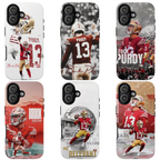 6 Style Brock Purdy Football Player NFL Inspire custom Sport Phone Case Collection for iPhone 17-11, Samsung S25-S21
