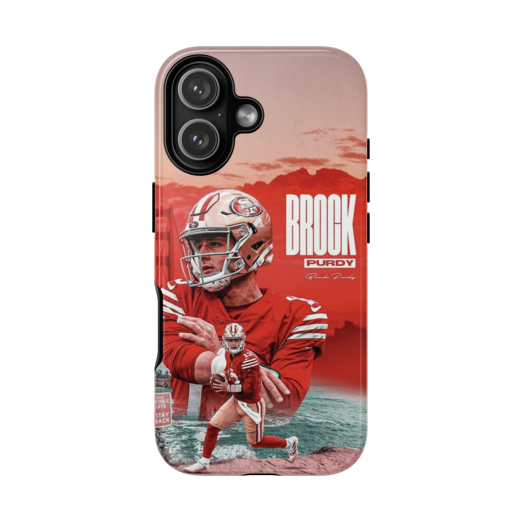 6 Style Brock Purdy Football Player NFL Inspire custom Sport Phone Case Collection for iPhone 17-11, Samsung S25-S21
