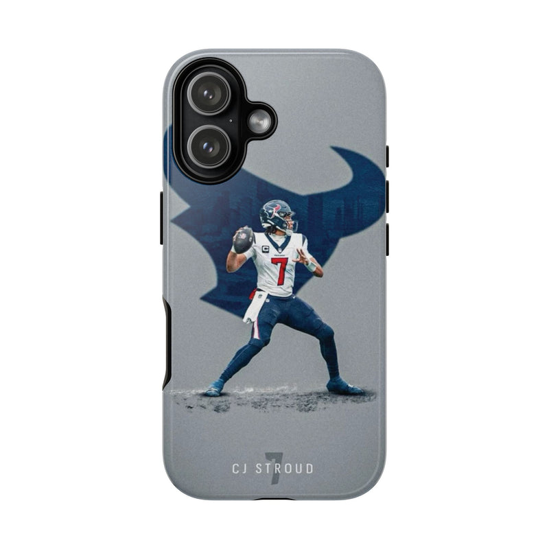 6 Style C.J. Stroud Football Player Houston Texans Inspire custom Sport Phone Case Collection for iPhone 17-11, Samsung S25-S21