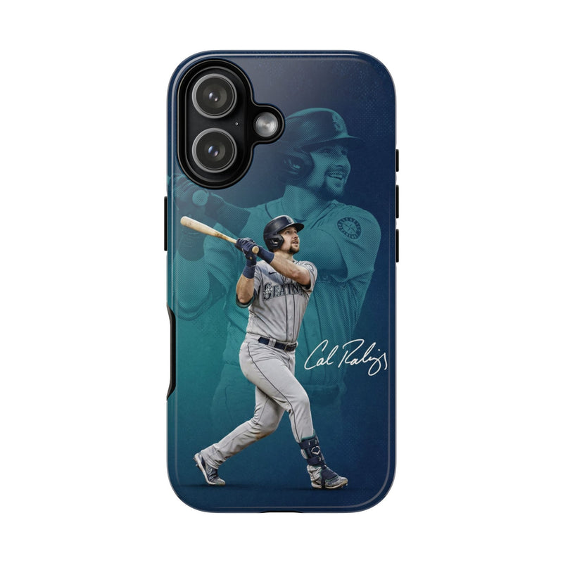 6 Style Cal Raleigh Baseball Player Seattle Mariners Inspire custom Sport Phone Case Collection for iPhone 17-11, Samsung S25-S21
