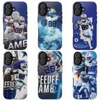 6 Style CeeDee Lamb Football Player Dallas Cowboys Inspire custom Sport Phone Case Collection for iPhone 17-11, Samsung S25-S21