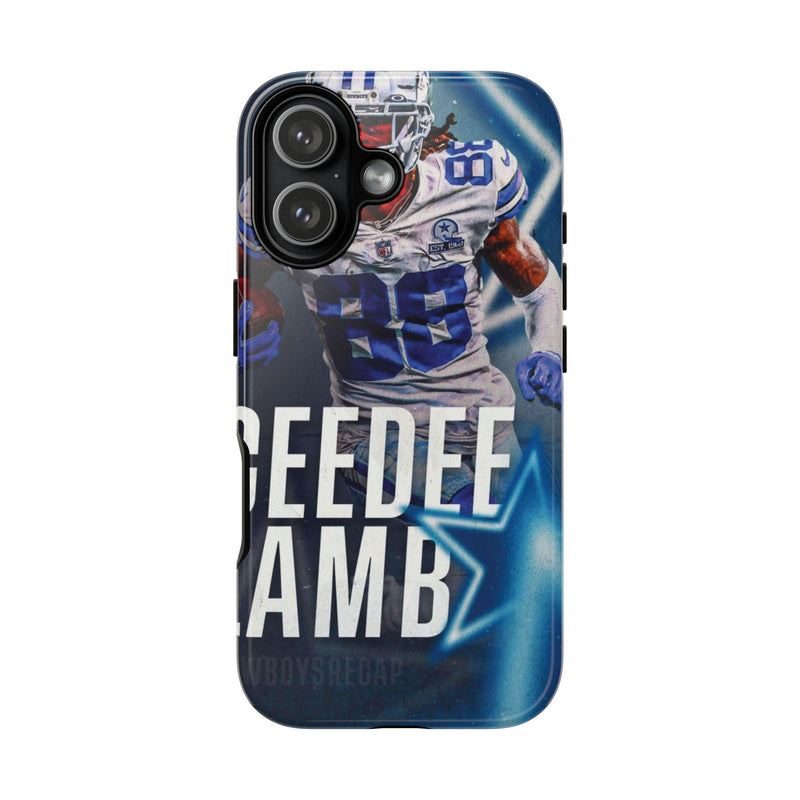 6 Style CeeDee Lamb Football Player Dallas Cowboys Inspire custom Sport Phone Case Collection for iPhone 17-11, Samsung S25-S21