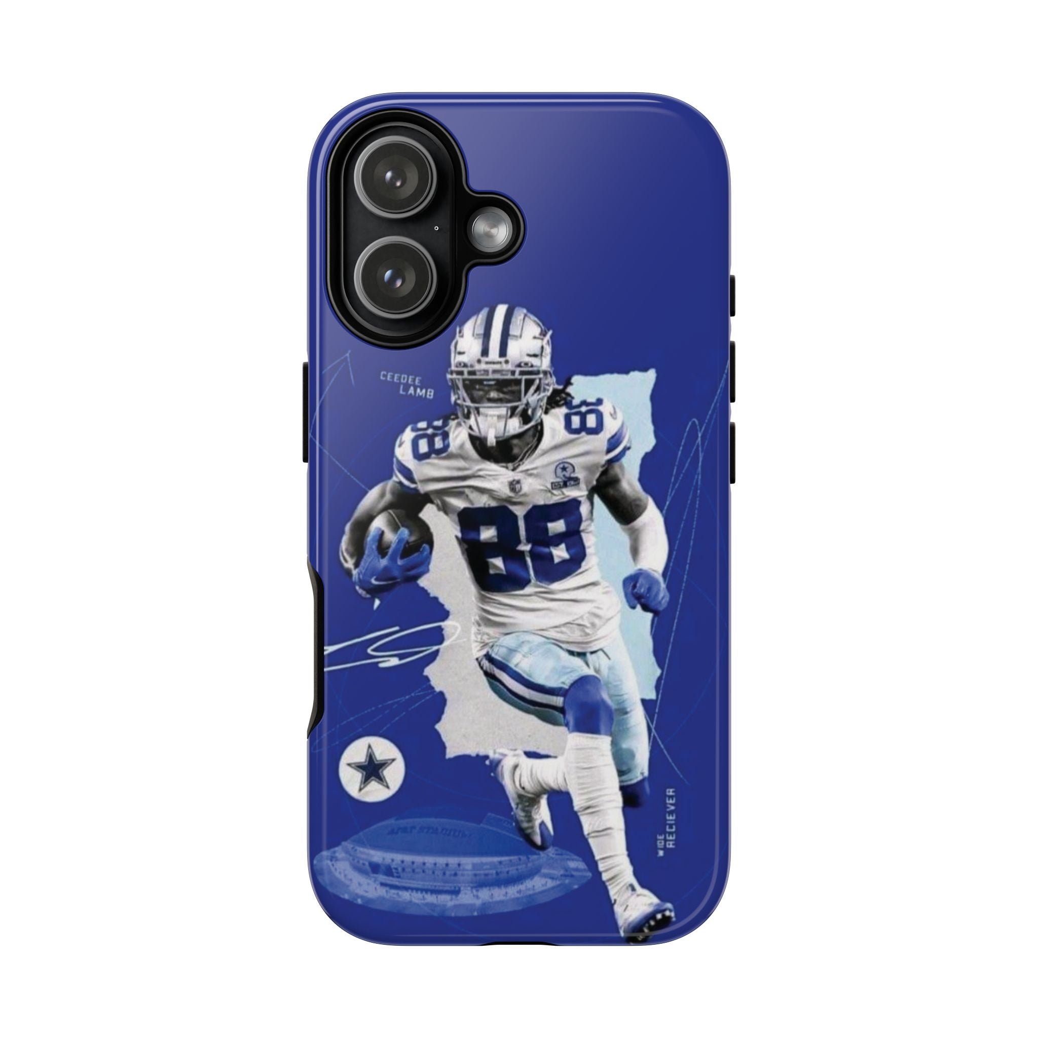 6 Style CeeDee Lamb Football Player Dallas Cowboys Inspire custom Sport Phone Case Collection for iPhone 17-11, Samsung S25-S21