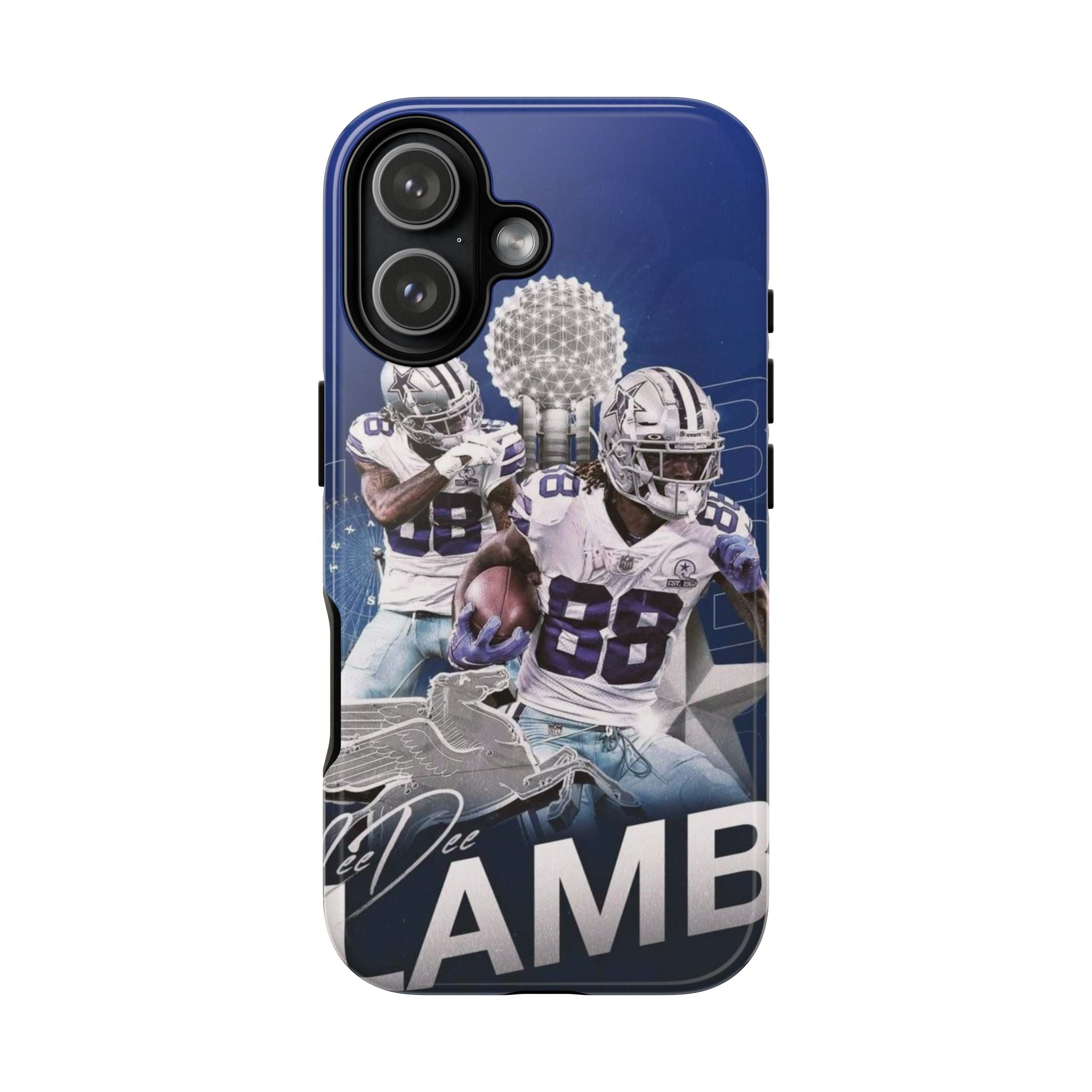 6 Style CeeDee Lamb Football Player Dallas Cowboys Inspire custom Sport Phone Case Collection for iPhone 17-11, Samsung S25-S21