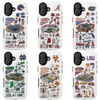 11 Style College Football Teams Inspire custom Sport Phone Case Collection for iPhone 17-11, Samsung S25-S21