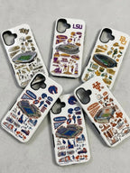 11 Style College Football Teams Inspire custom Sport Phone Case Collection for iPhone 17-11, Samsung S25-S21