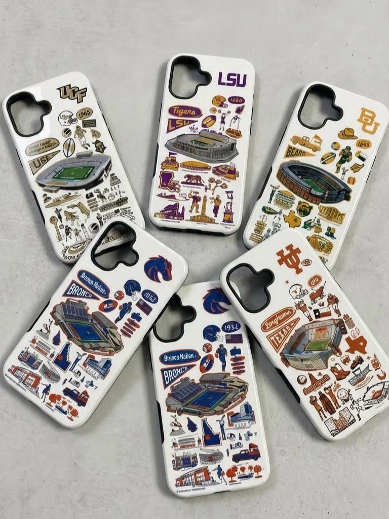 11 Style College Football Teams Inspire custom Sport Phone Case Collection for iPhone 17-11, Samsung S25-S21